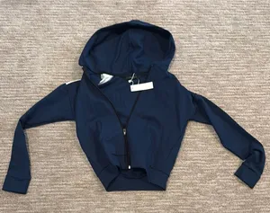 Women's Blue Hooded Jacket Size XS thumbnail 1