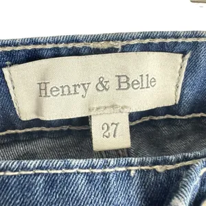 Henry & Belle Medium Wash 100% Cotton Low Rise‎ Boot Cut Jeans Pockets Size 27 thumbnail 7