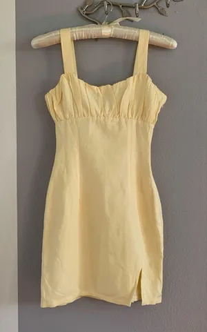 Peppermayo Day in Versailles Mini Dress Baby Yellow thumbnail 2