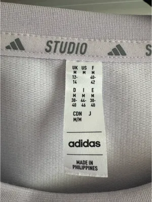 Adidas Training Yoga Studio Cropped Long Sleeve Top thumbnail 4