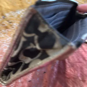 Coach Black and Gold Wristlet thumbnail 12
