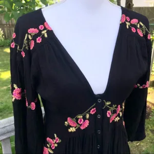 Free People Day Glow Embroidered Midi Dress thumbnail 6