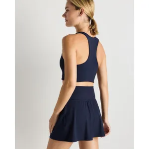 Quince Ultra-Form Tennis Skort Womens XL Deep Navy Athletic Golf Active Skirt thumbnail 2