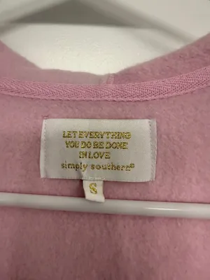 Simply Southern Pink Quarter-Snap Hooded Pullover Size S thumbnail 4