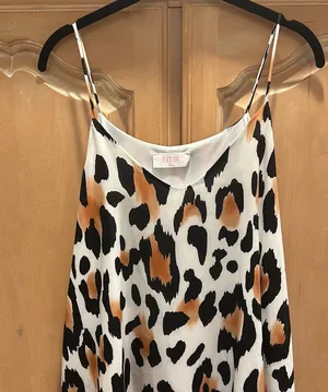 Peach Love Cheetah Print Dress thumbnail 2