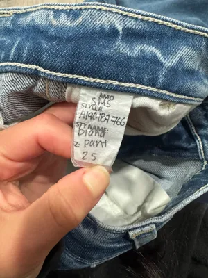 AMO Cargo Denim Blue Size 25 thumbnail 7
