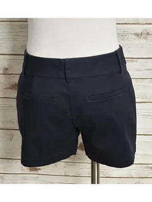 Ann Taylor City Short black tailored shorts 4P classic old money preppy polished thumbnail 6