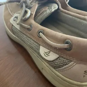 Brown Leather Sperry Top Siders Boat Shoes Loafers Flats GUC!‎ Size 6.5 #71 thumbnail 3