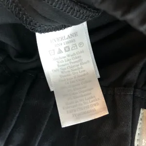 Everlane The Easy Pant Pockets Pull On Organic Cotton Black Size XS thumbnail 8