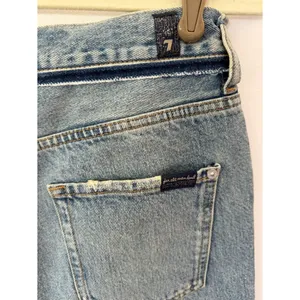 7 For All Mankind Light Blue Mid-Rise Denim Bermuda Shorts Lola shorts size 27 thumbnail 6