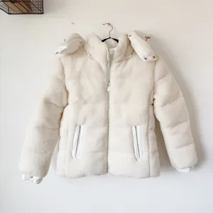 Save the Duck Bertha Fleece Puffer Coat Sz S thumbnail 3