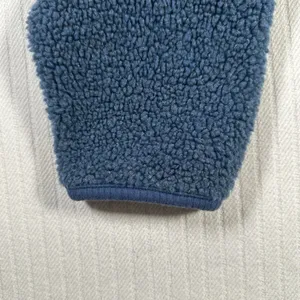 VTG Liz Claiborne Fleece Pullover Sweater Womens XL Blue Henley Snap Fuzzy Cozy thumbnail 9