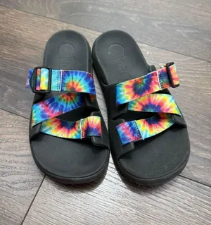Chaco Women’s 7 Tie Dye Chillo Slide Sandals thumbnail 1