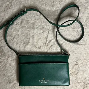 Kate Spade Green Crossbody Bag with Adjustable Strap thumbnail 1