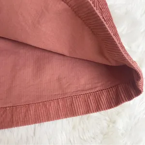 FREE PEOPLE‎ Ray Button Front Corduroy Mini Skirt Rust Pink Fall Size 10 New thumbnail 8