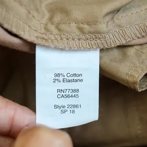 J.Crew Chino Pants Womens 14S Tan Brown Straight Leg‎ Stretch Cotton Style 22861 thumbnail 8