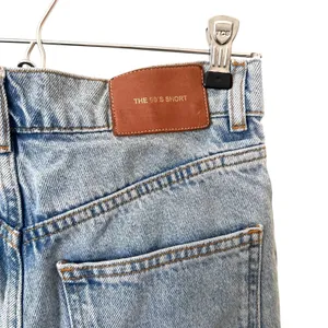 ZARA The 90s Denim Short Light Wash Sz‎ 2 thumbnail 3