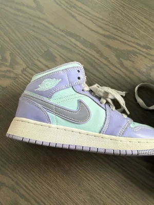 Air Jordan Blue/purple mid Nike thumbnail 5