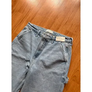 Abercrombie & Fitch 90s Relaxed Carpenter Jean High Rise Size 12 thumbnail 5