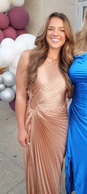 Rose gold dress thumbnail 1