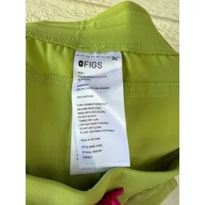 FIGS Kade Cargo Scrub Pants Matcha Green Pink Drawstring Size XS Petite 1000219P thumbnail 5