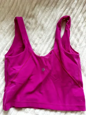Lululemon hot pink align tank thumbnail 3