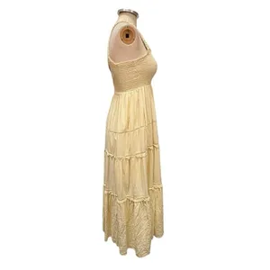 Harni Rumi Sleeveless Tiered Nap Style Maxi Dress Size 8 thumbnail 3