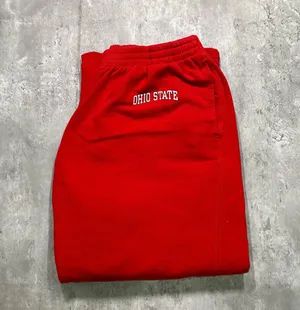 Steve & Barry's Vintage Ohio State Buckeyes Sweatpants Red thumbnail 7