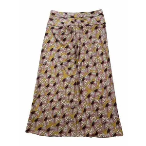 Free People Normani‎ Printed Bias Skirt Marigold Floral Size 12 thumbnail 2
