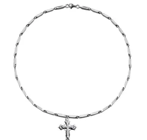 Cross Pendant Necklace for Men Women,Streetwear Punk Hip Hop Unisex Necklace thumbnail 2