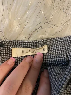 Boutique Grey Plaid Wrap Skirt thumbnail 3
