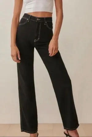 Reformation Cowboy High-Rise Straight Jeans thumbnail 1