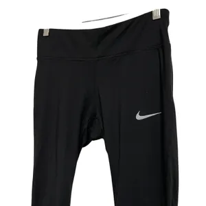 Nike Women Black Dri-FIT Running Crop Leggings Athletic Workout Fitness Pants M‎ thumbnail 5