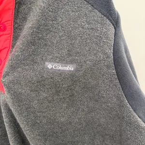 Columbia Grey and Pink Fleece Pullover thumbnail 3