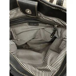 Nine West Womens Black and White Large Handbag Shoulder Bag SKU 1460 thumbnail 6