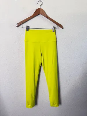 SPLITS59 Kinney High Waist Tight in‎ Neon Green Womens Size S thumbnail 2