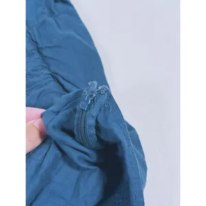 Abercrombie & Fitch Ruched Puff Sleeve Top S Blue Coquette Romantic Prep Cottage thumbnail 7