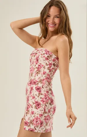 NWT Altar’d State Annalise Floral Mini Dress XXL thumbnail 1