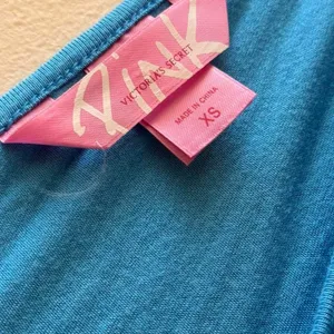 Victoria's Secret Pink Turquoise Shirt/Tunic Size XS thumbnail 6