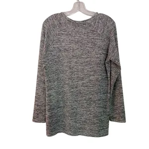 Banana Republic Tunic Top Womens M Grey‎ V-Neck Raglan Sleeve Loungewear Cozy thumbnail 4
