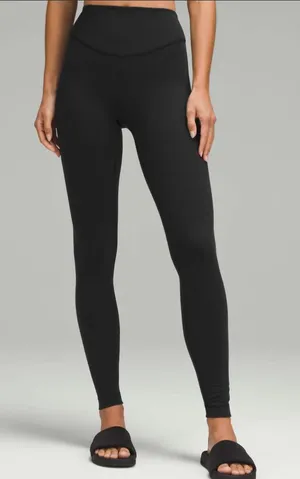 Lululemon Wunder Under SmoothCover High-Rise Tight 28" Black Size 4 Leggings thumbnail 1