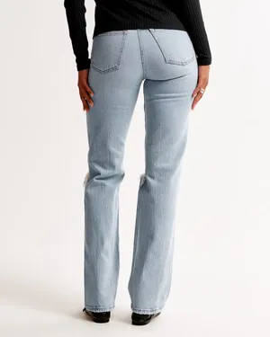 Abercrombie & Fitch Mid Rise 90s Straight Jeans thumbnail 3