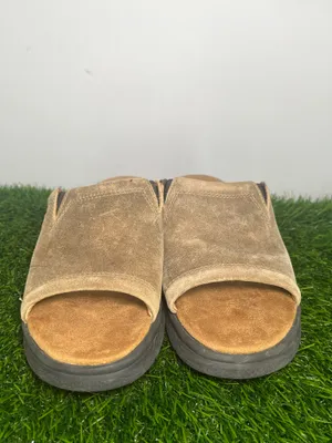 Ariat Women’s Leather Suede Slide Sandals Size 6B Brown Comfort Mule Western thumbnail 2