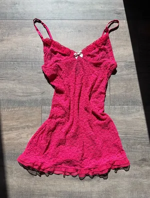 Victorias Secret Vintage Pink Slip Dress thumbnail 1