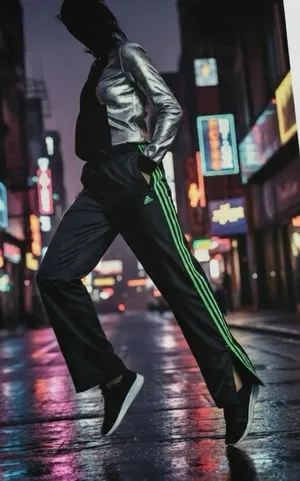 *30off3*‎ NWOT. Adidas joggers with zippers thumbnail 1