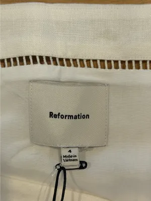 Reformation Linen Top thumbnail 3