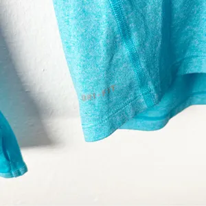 NIKE Teal Dri Fit Long Sleeves Hoodie Top Large Running Hiking Workout Casual thumbnail 5
