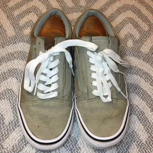 VANS Old Skool Unisex Sage Green Scotchgard Lace Up Sneakers Men’s 6 Women’s 7.5 thumbnail 3