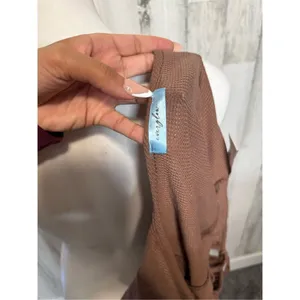 Brown long sleeve crop top Brown Size M thumbnail 4