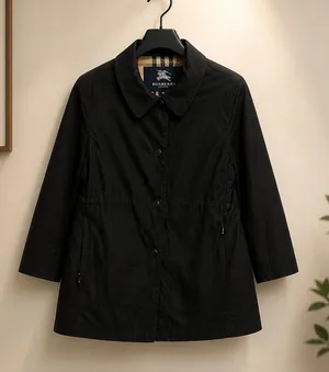Burberry Lightweight Rain Jacket Trench Coat Black for kids thumbnail 1